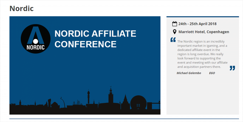 The Nordic Affiliate Conference 2018