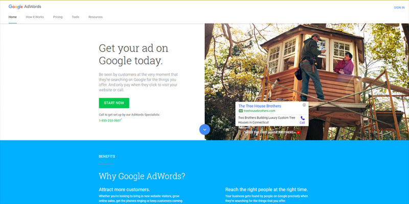 реклама в Google AdWords